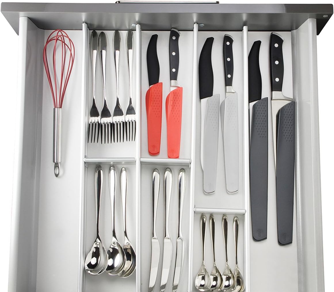 Nosh Universal Knife Guards - 3 Piece Set Translucent Grey