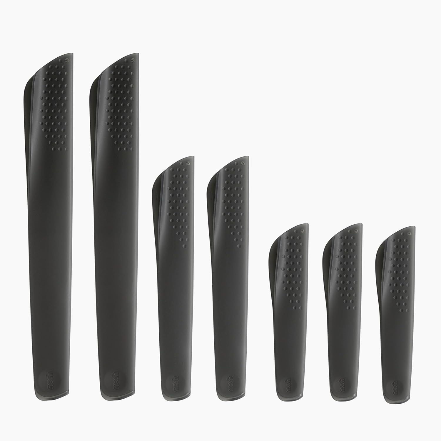 Nosh Universal Knife Guards - 7 Piece Set Tranlucent Grey