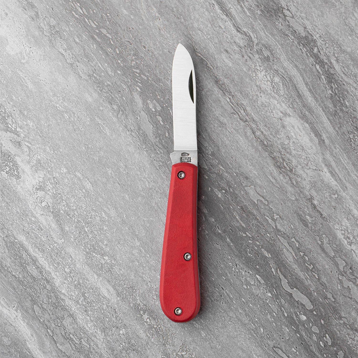 Taylors Eye Witness Endurance Sheffield Made Spear Point Pocket Knife Red