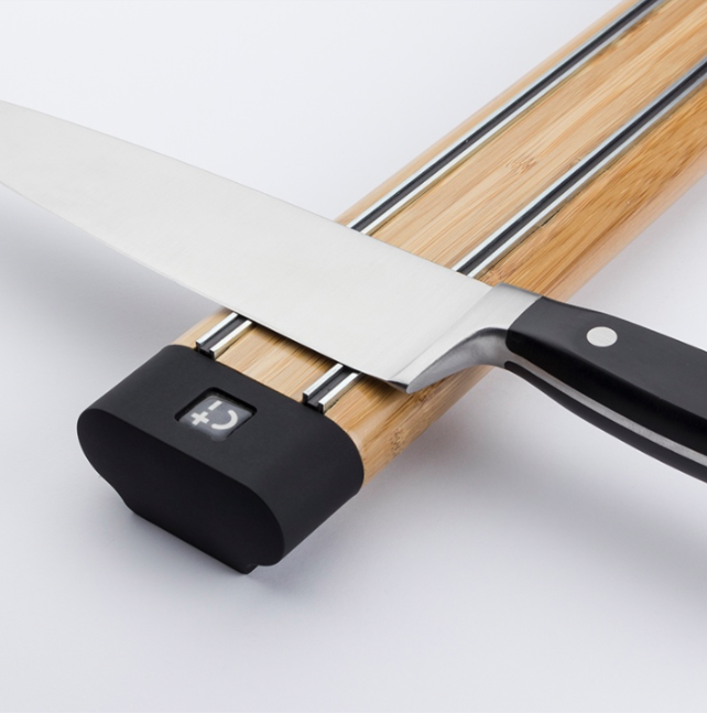 Bisbell No.20 - Bamboo Magnetic Knife Rack 36cm