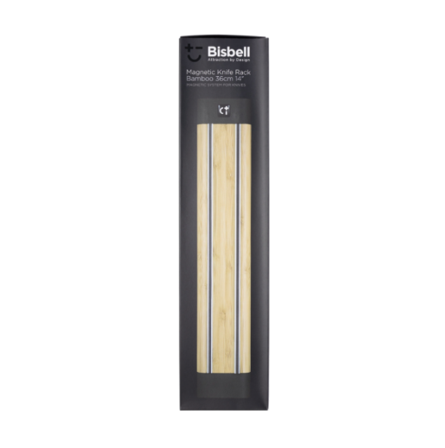 Bisbell No.20 - Bamboo Magnetic Knife Rack 36cm