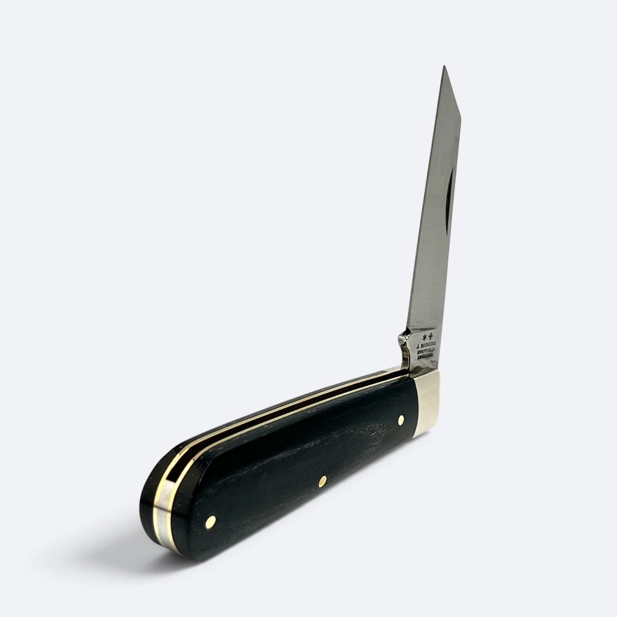 Joseph Rodgers Lambfoot Matt Blade Laminated Blackwood Scales Pocket Knife