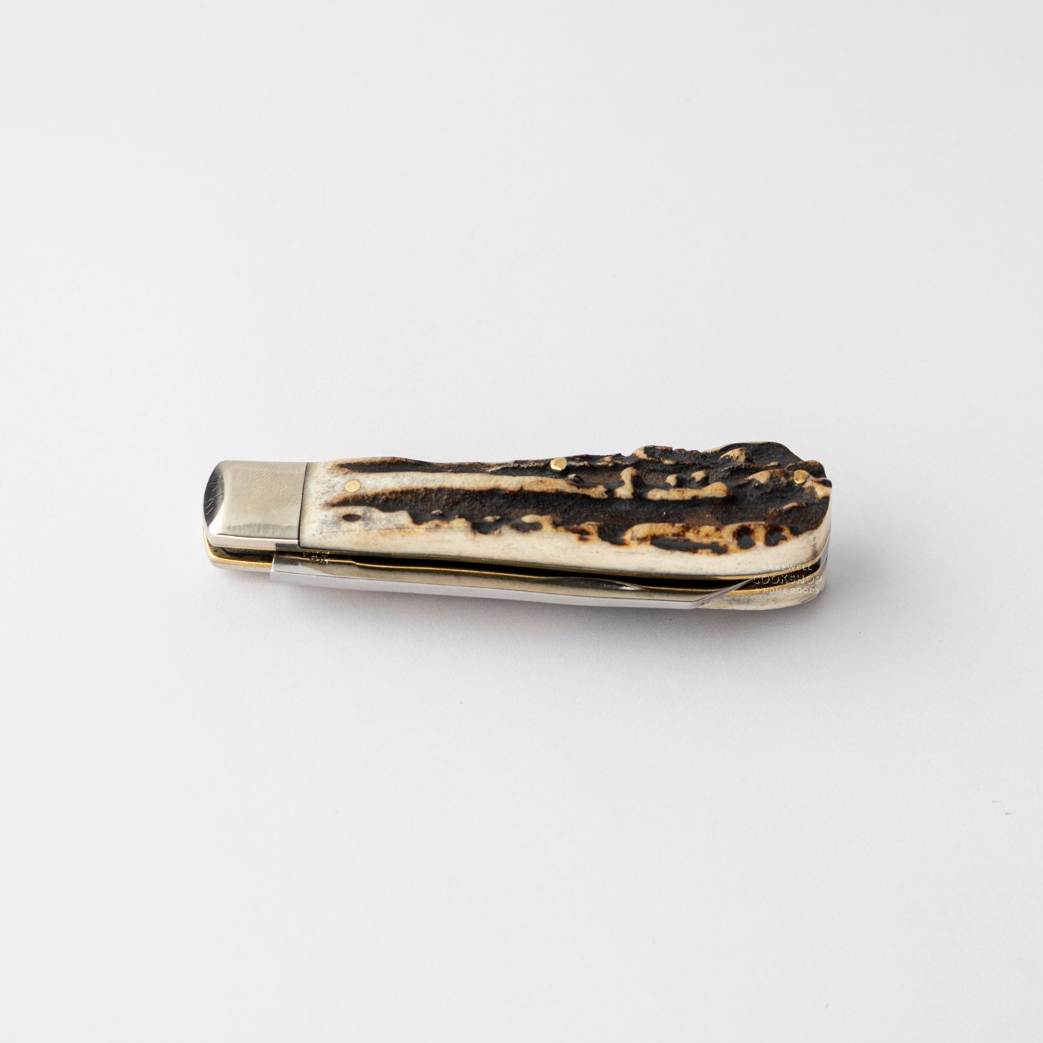 Joseph Rodgers Lambfoot Pocket Knife Stag Scales