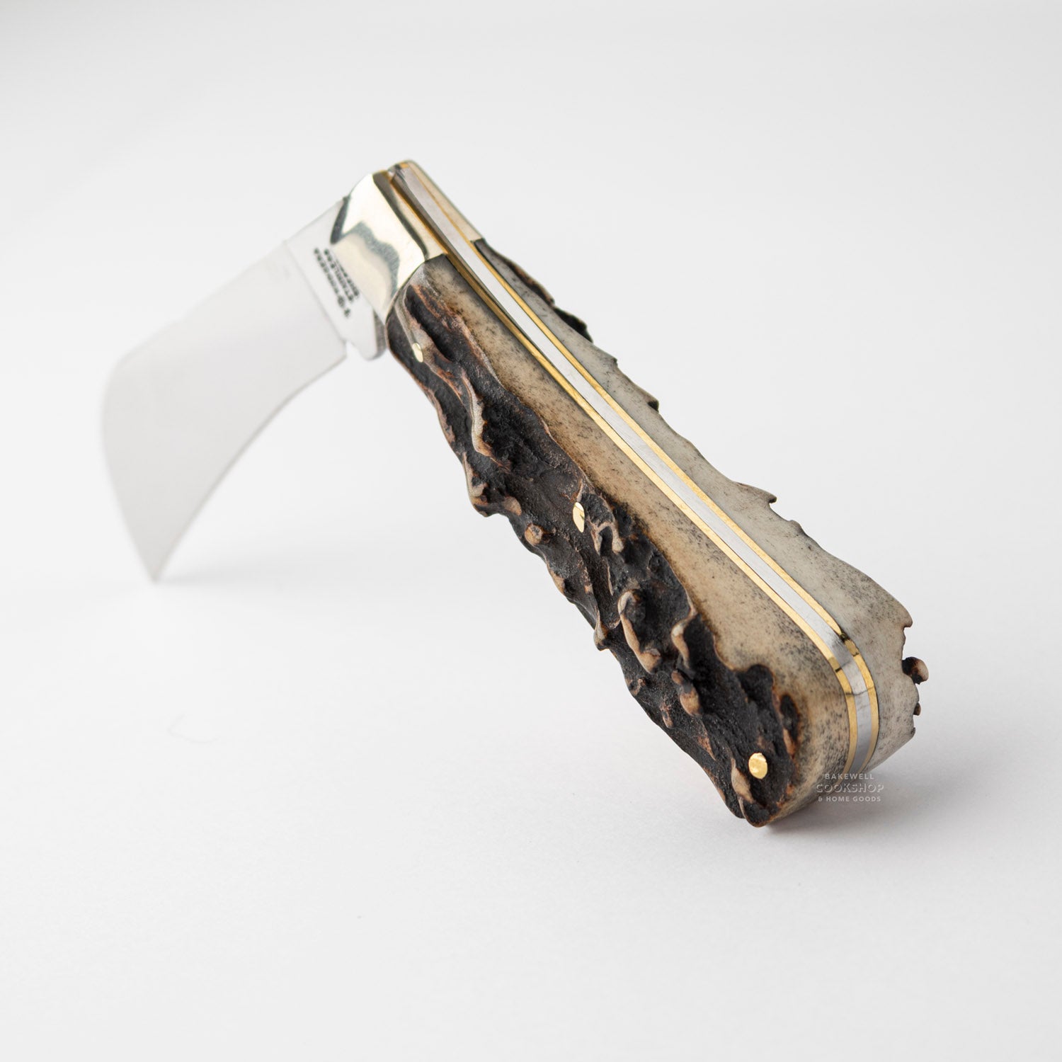 Joseph Rodgers Pruner Pocket Knife Stag Scales