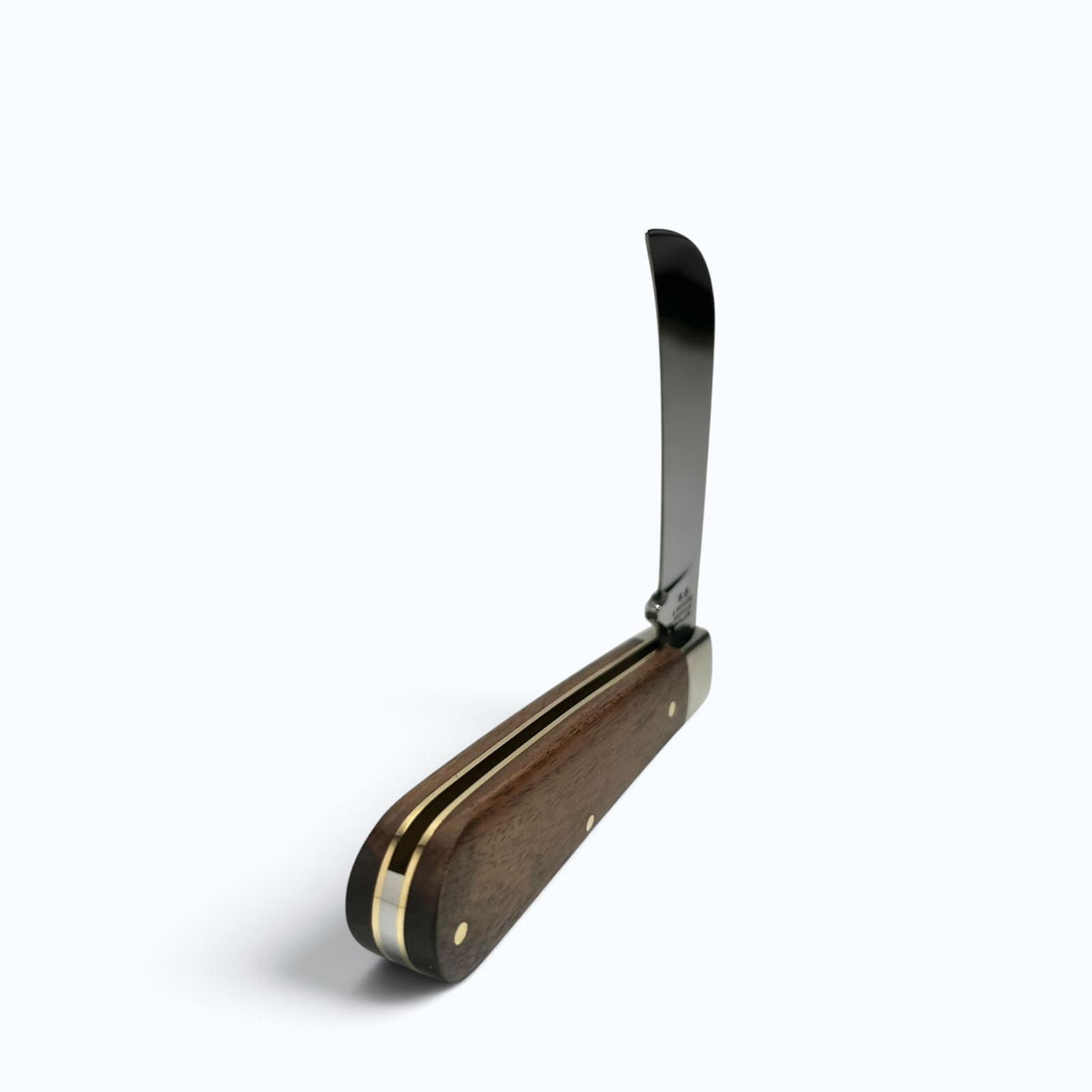 Joseph Rodgers Pruner Pocket Knife Polished Blade Hardwood Scales