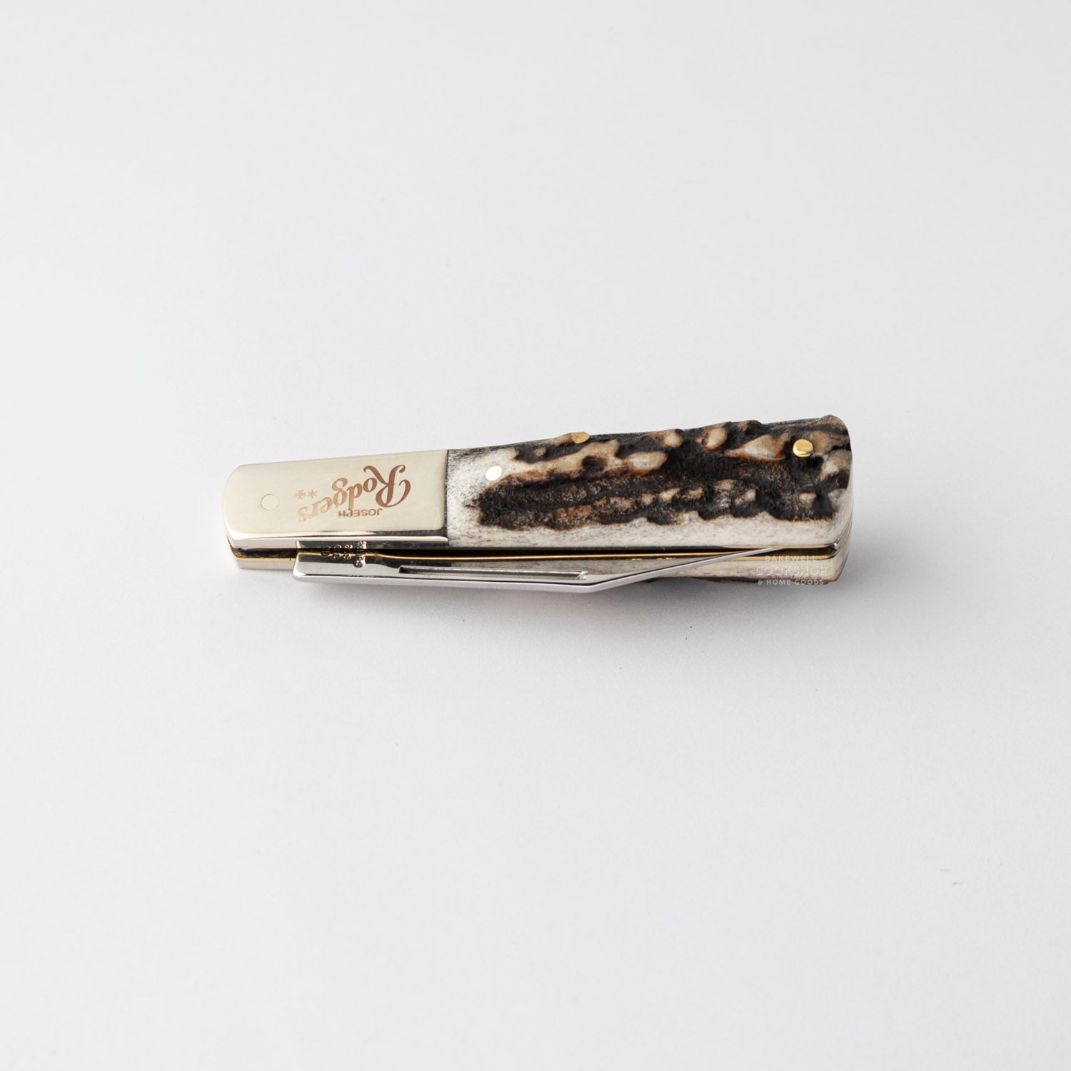 Joseph Rodgers Barlow Pocket Knife Stag Scales