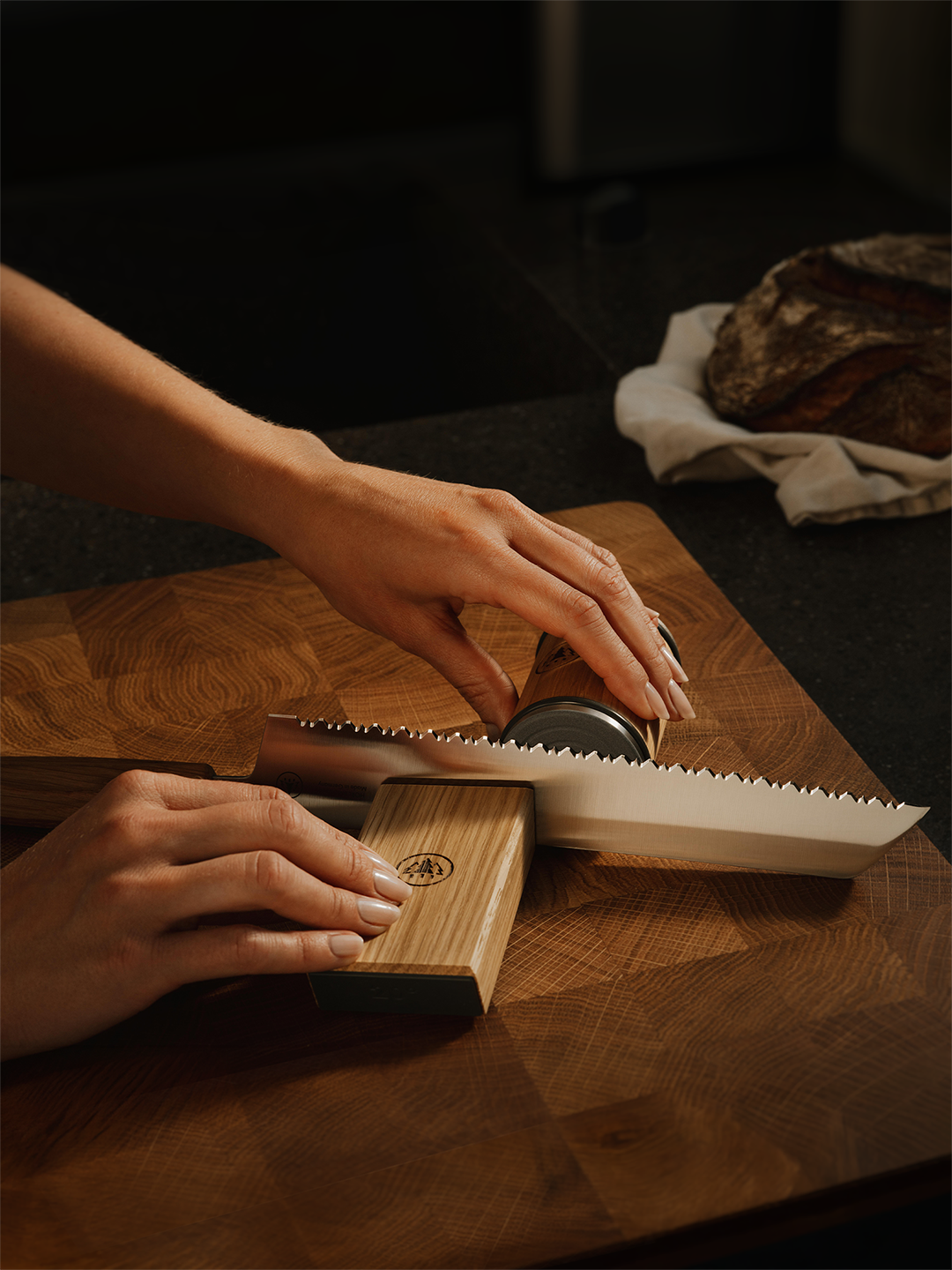 Horl Brotmesser Walnut Handle Bread Knife