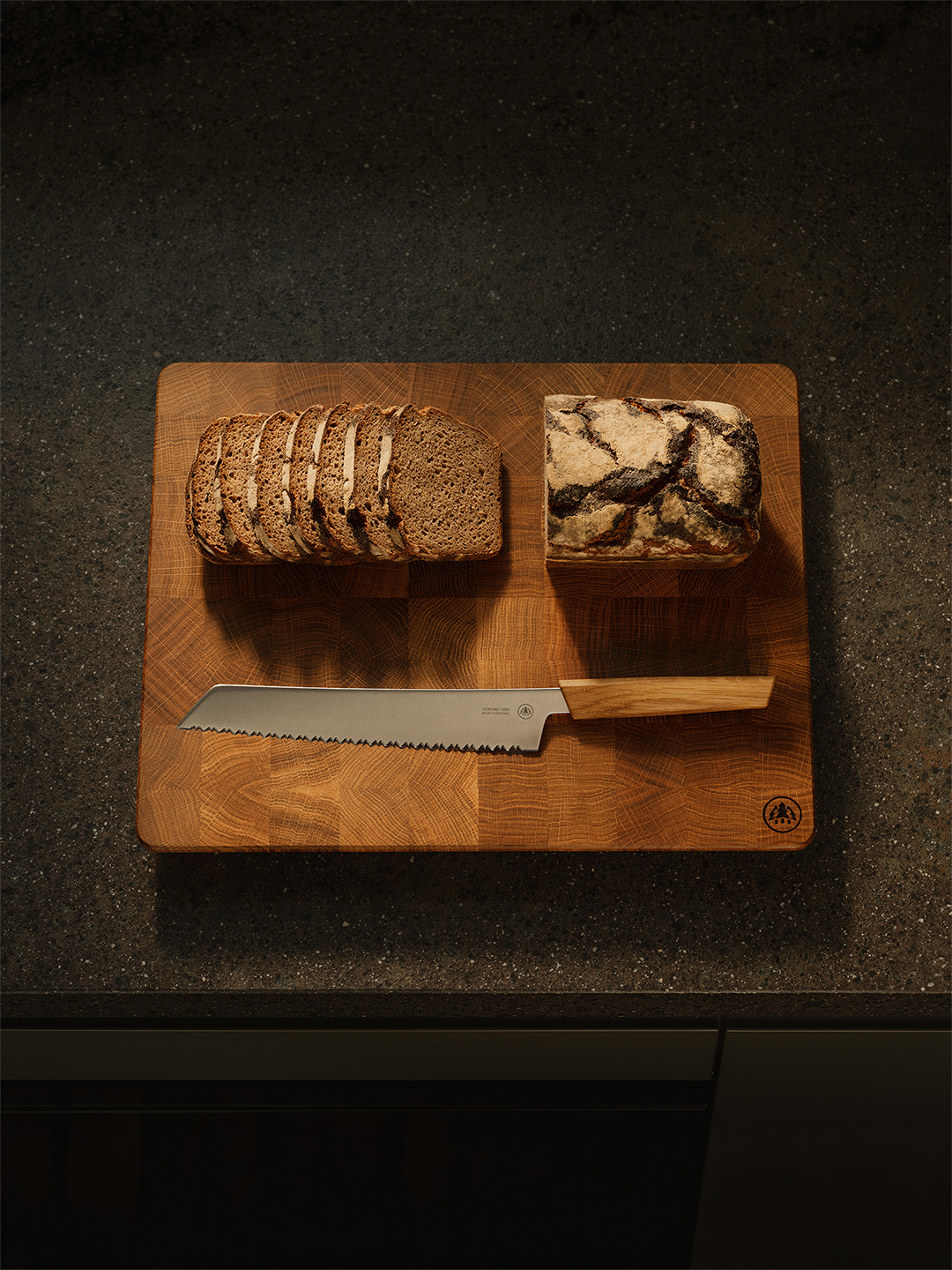 Horl Brotmesser Oak Handle Bread Knife