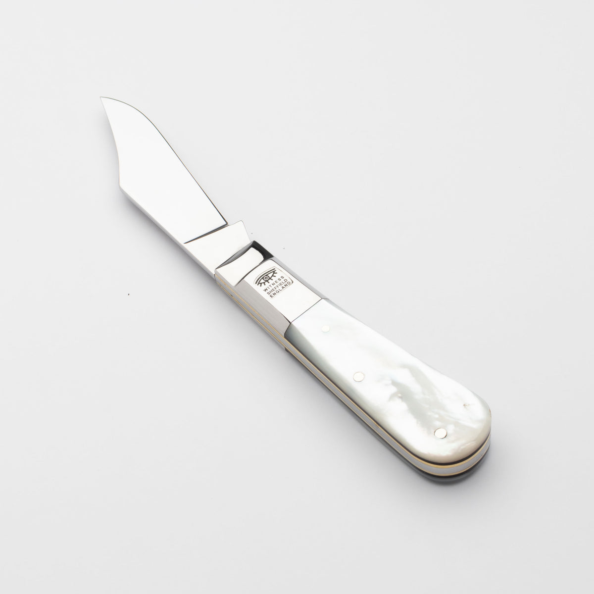 Taylors Eye Witness Premier Collection - Single Blade Barlow Pocket Knife Mother Of Pearl Scales