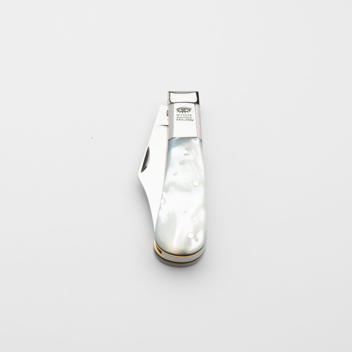 Taylors Eye Witness Premier Collection - Single Blade Barlow Pocket Knife Mother Of Pearl Scales