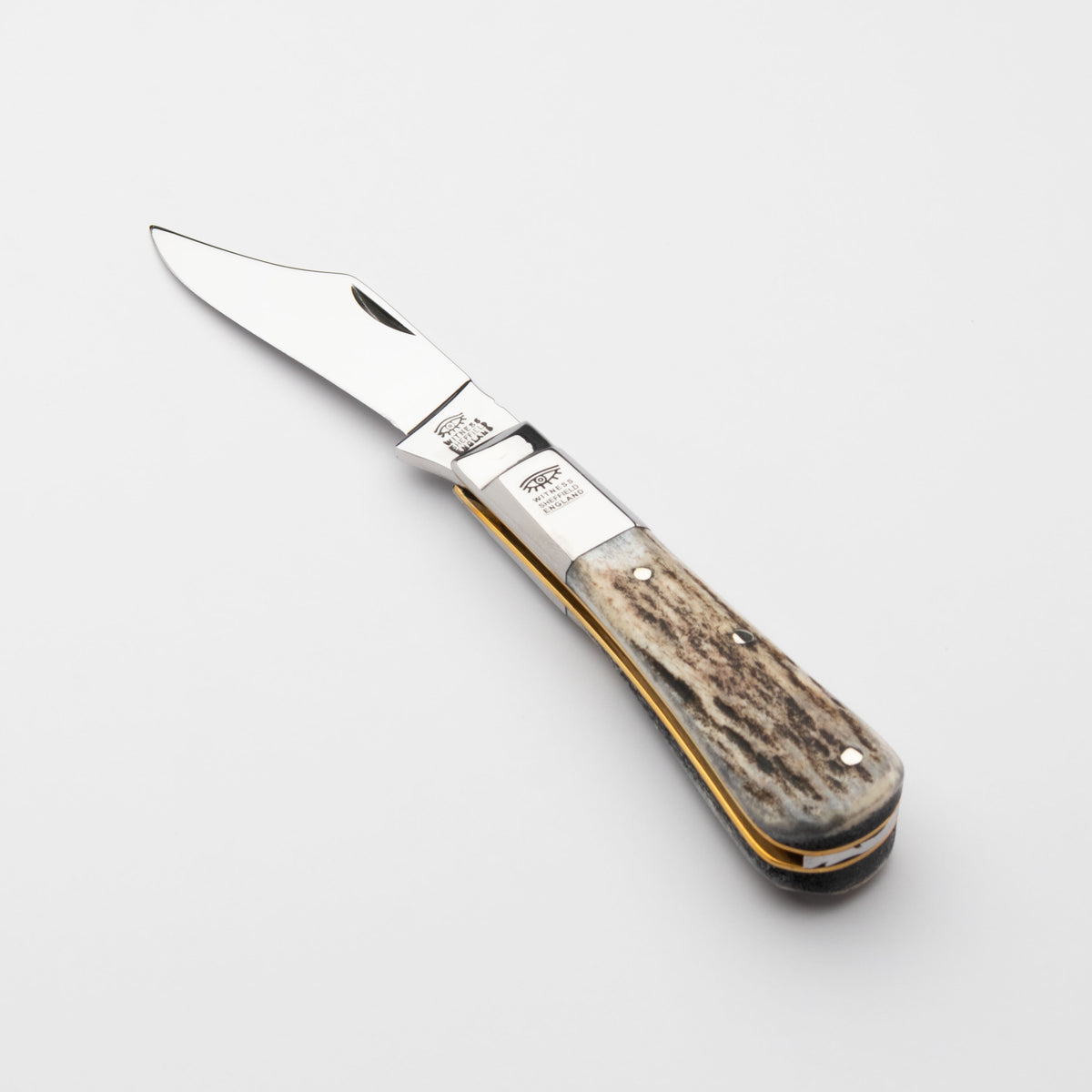 Taylors Eye Witness Premier Collection - Single Blade Barlow Stag Scales Worked Back