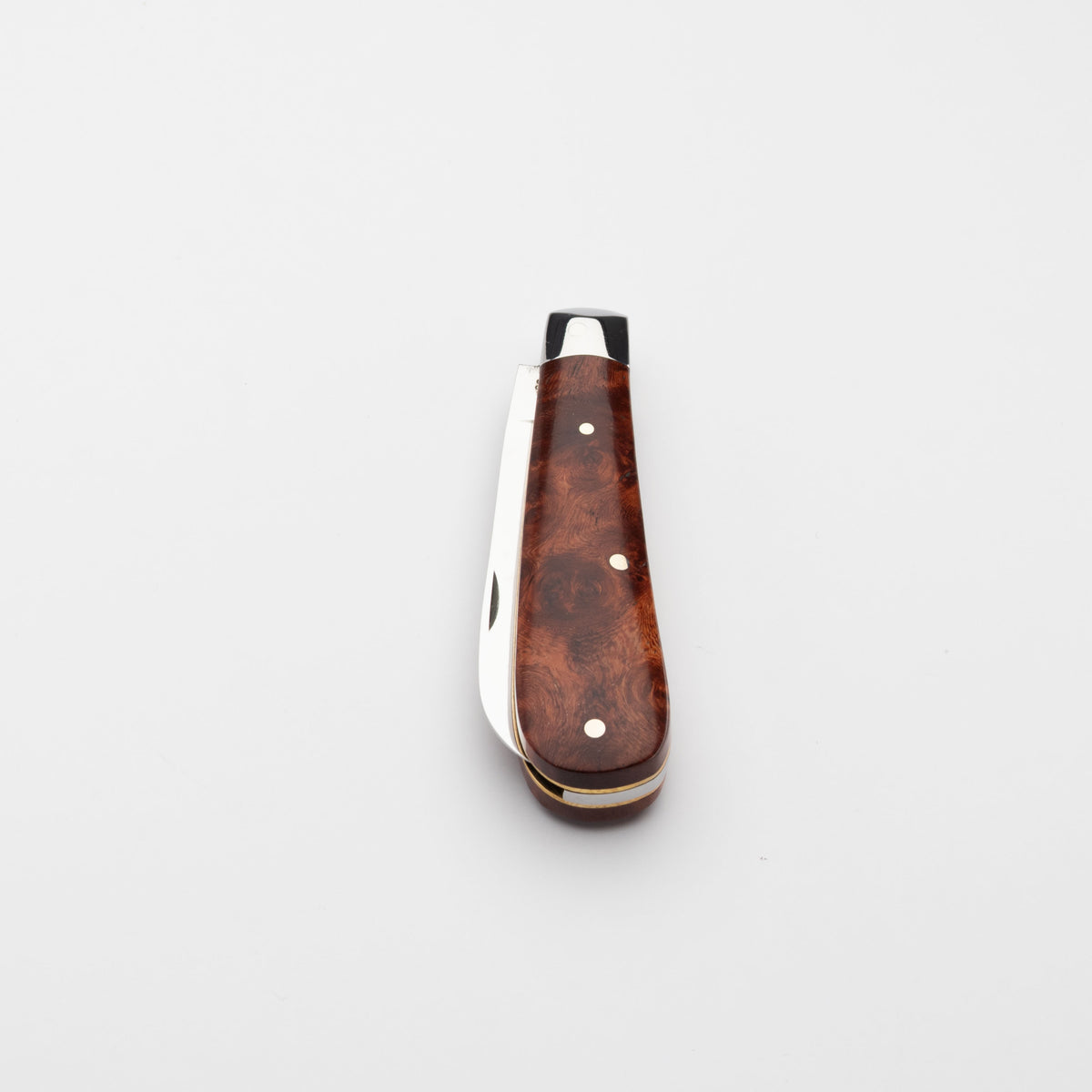 Taylors Eye Witness Premier Collection - Single Blade Lambfoot Blade Amboyna Scales Plain Back Spring
