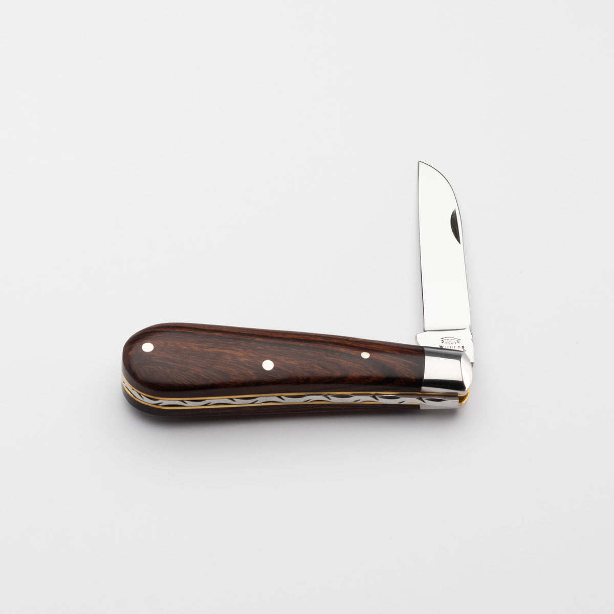 Taylors Eye Witness Premier Collection - Single Blade Lambfoot Blade Ironwood Scales Worked Back Spring