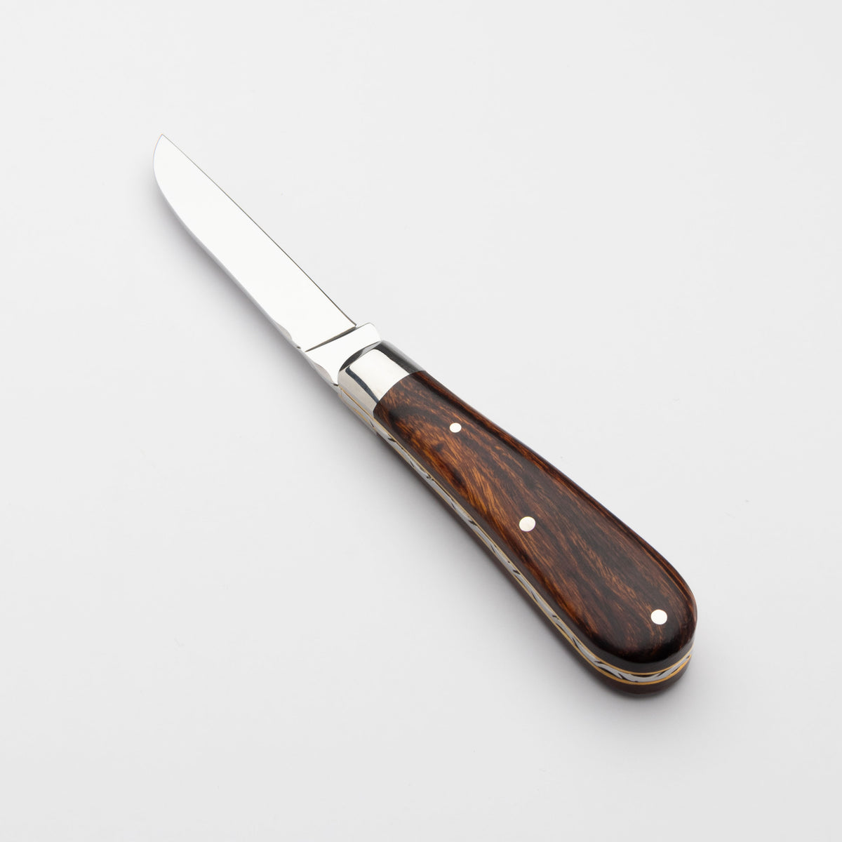 Taylors Eye Witness Premier Collection - Single Blade Lambfoot Blade Ironwood Scales Worked Back Spring