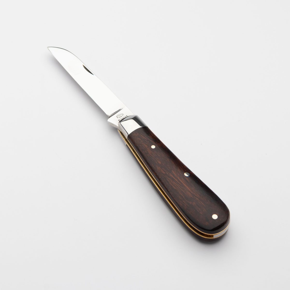 Taylors Eye Witness Premier Collection - Single Blade Lambfoot Blade Ironwood Scales Plain Back Spring
