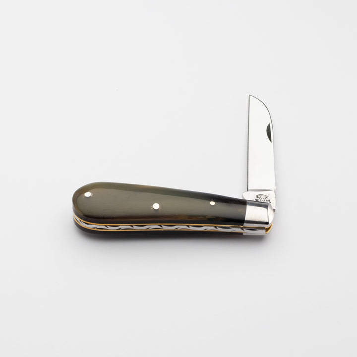Taylors Eye Witness Premier Collection - Single Blade Lambfoot Blade Oxhorn Scales Worked Back