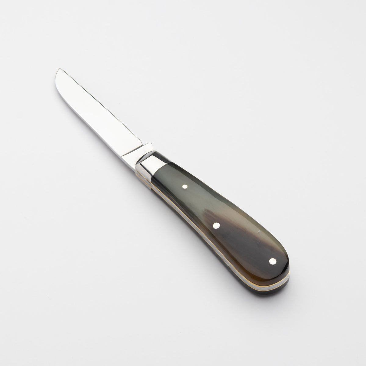 Taylors Eye Witness Premier Collection - Single Blade Lambfoot Blade Ox Horn Scales Plain Back Spring
