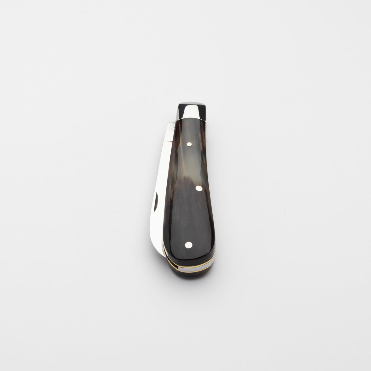 Taylors Eye Witness Premier Collection - Single Blade Lambfoot Blade Ox Horn Scales Plain Back Spring