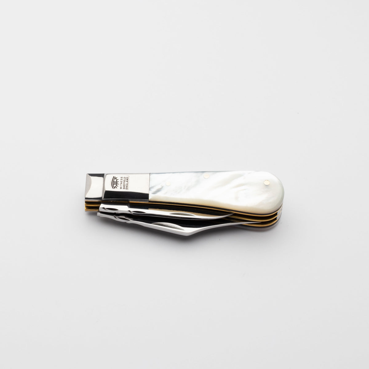 Premier Collection Twin Blade Barlow  Penknife Knife with Mother of Pearl Worked Back