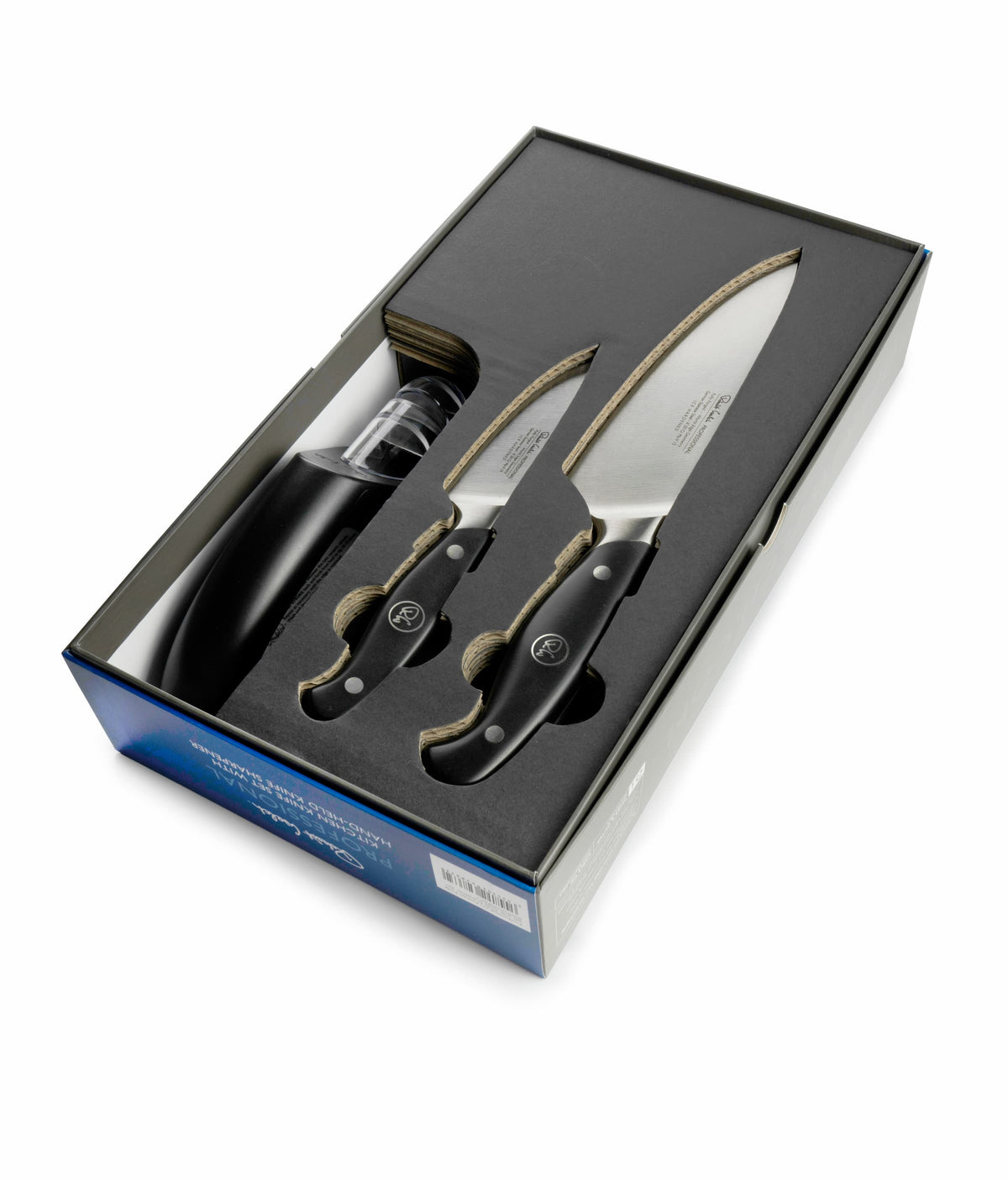 Robert Welch Professional Kitchen Knife Set with Knife Sharpener