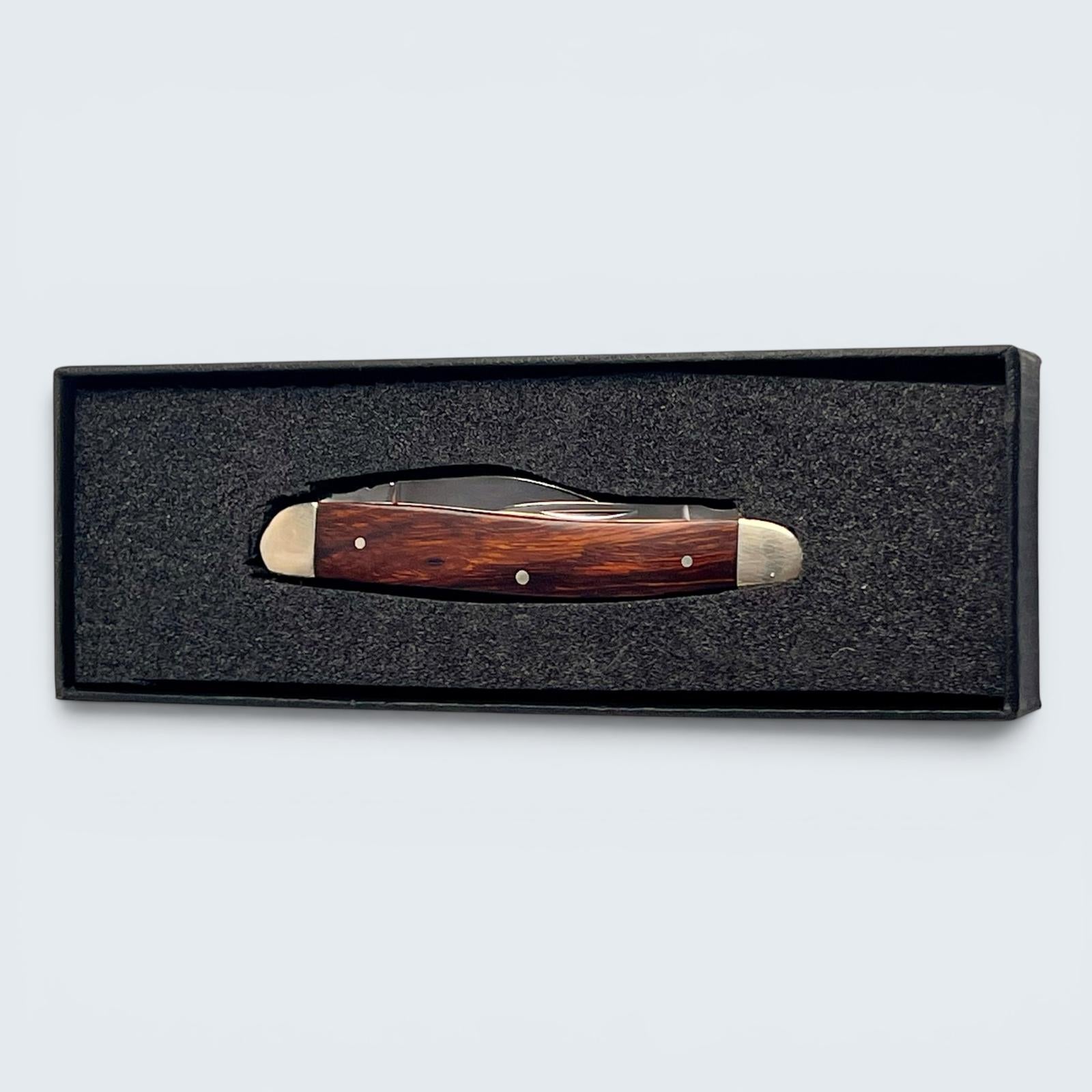 Premier Collection Twin  Blade Double Bolstered Penknife with Ironwood  Scales