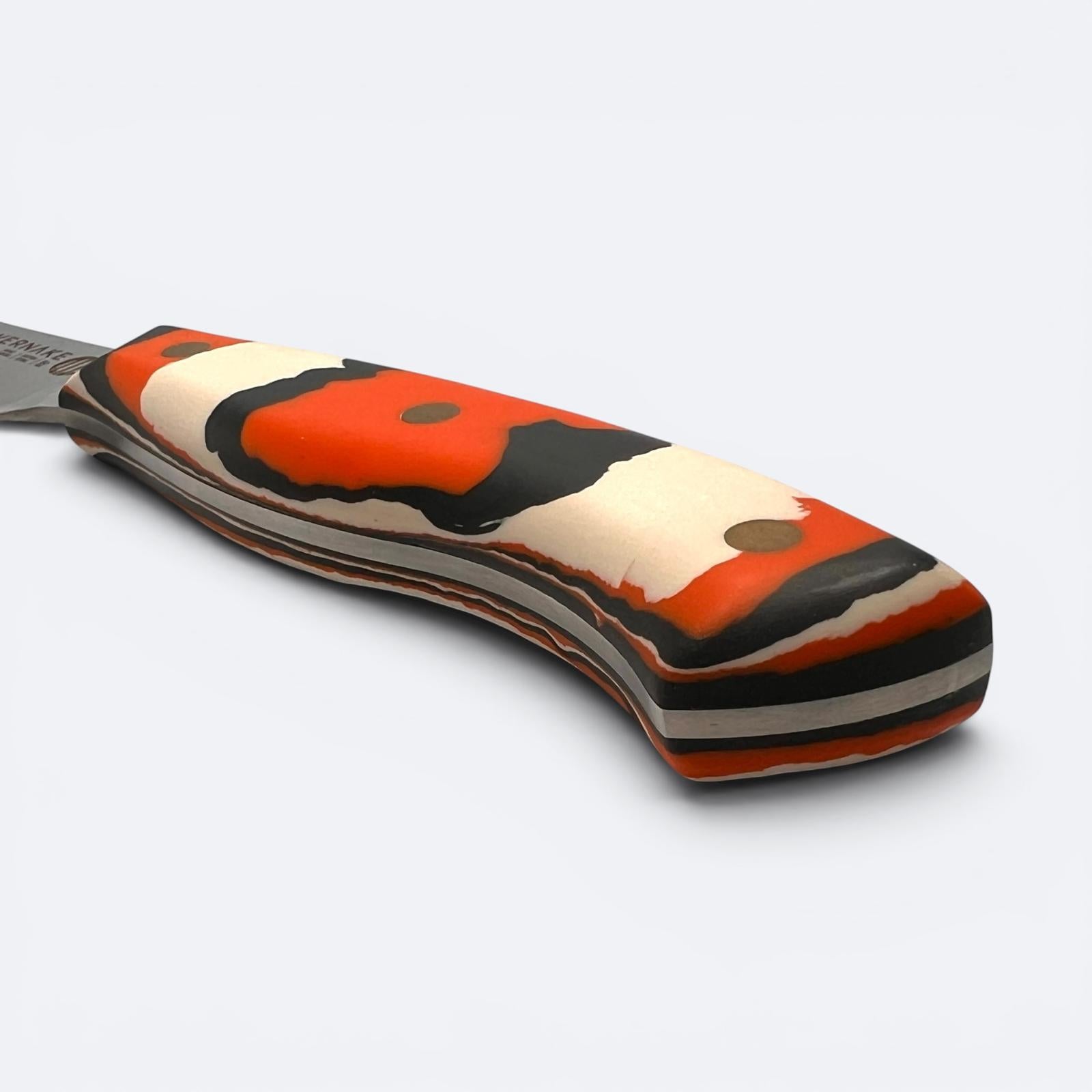 Savernake 26cm Carving Knife - Tide Handle - Arctic Anthracite and Orange