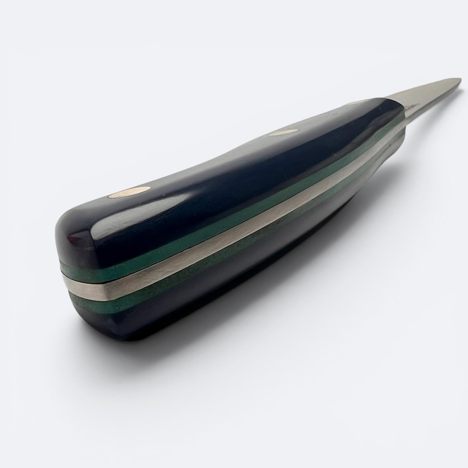 Savernake 18cm Chefs Knife -Midnight Blue with Turquoise Liner
