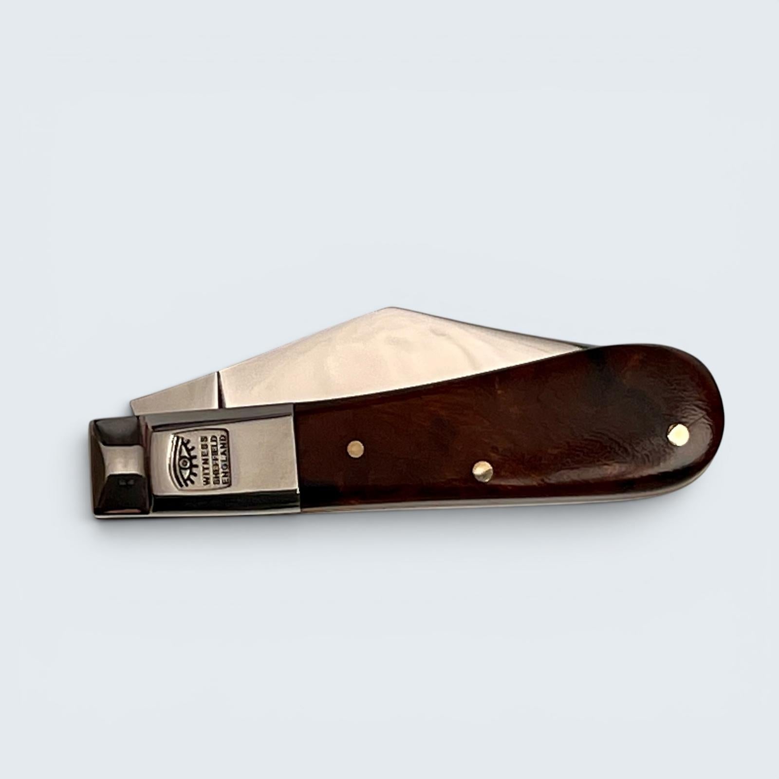 Taylors Eye Witness Premier Collection - Single Blade Desert Ironwood Plain Back
