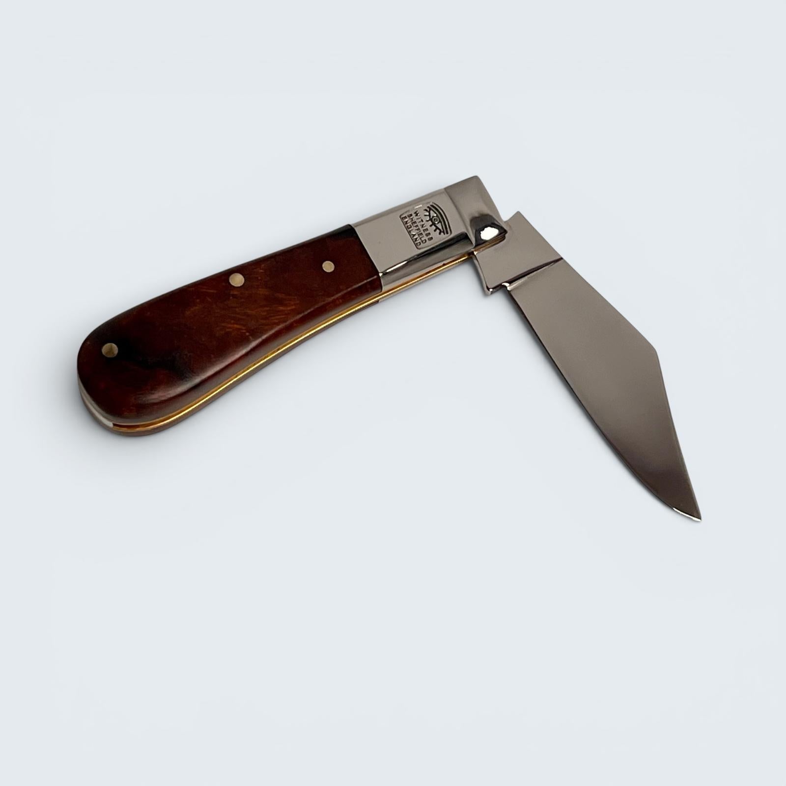 Taylors Eye Witness Premier Collection - Single Blade Desert Ironwood Plain Back