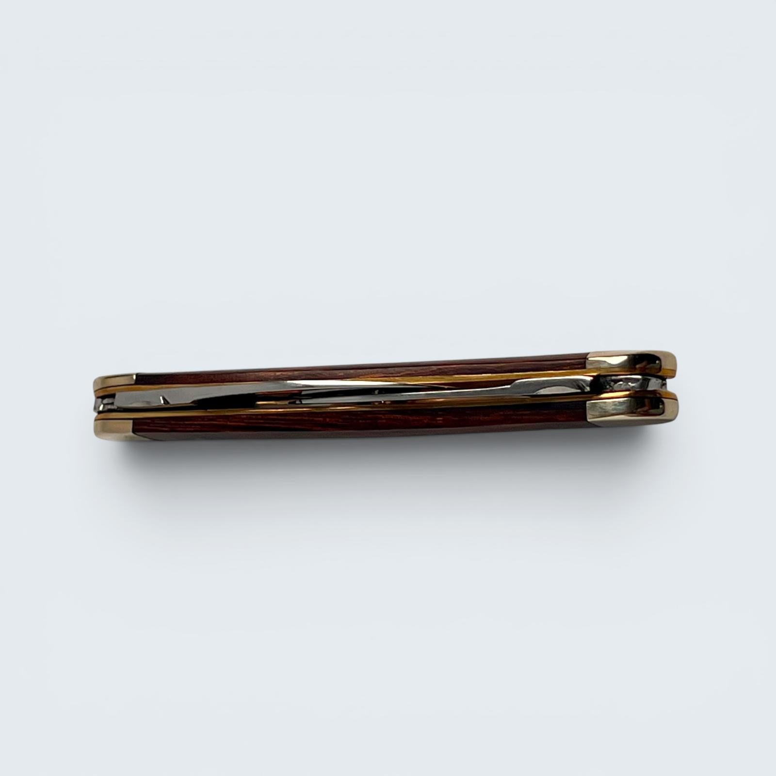 Premier Collection Twin  Blade Double Bolstered Penknife with Ironwood  Scales
