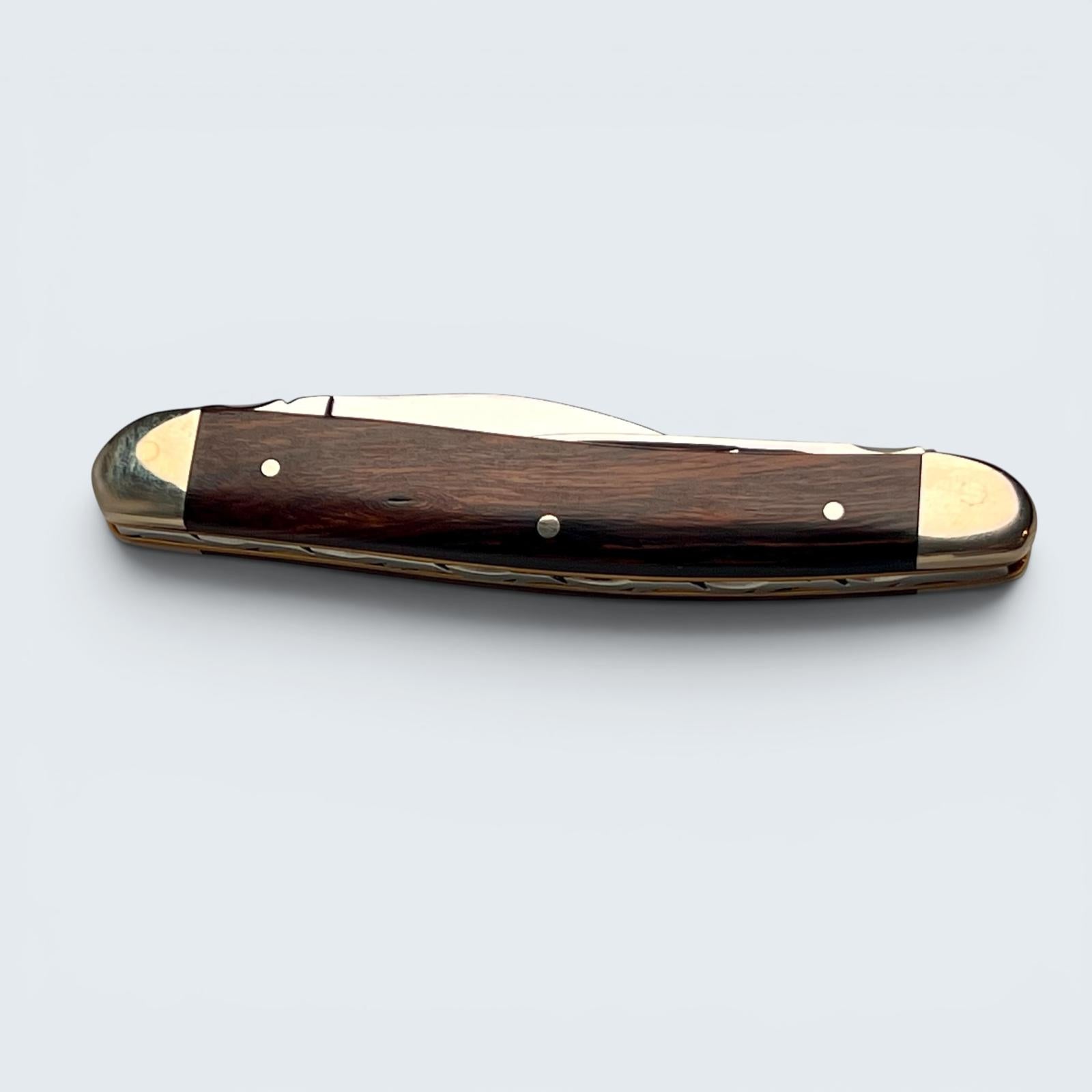 Premier Collection Twin  Blade Double Bolstered Penknife with Ironwood  Scales