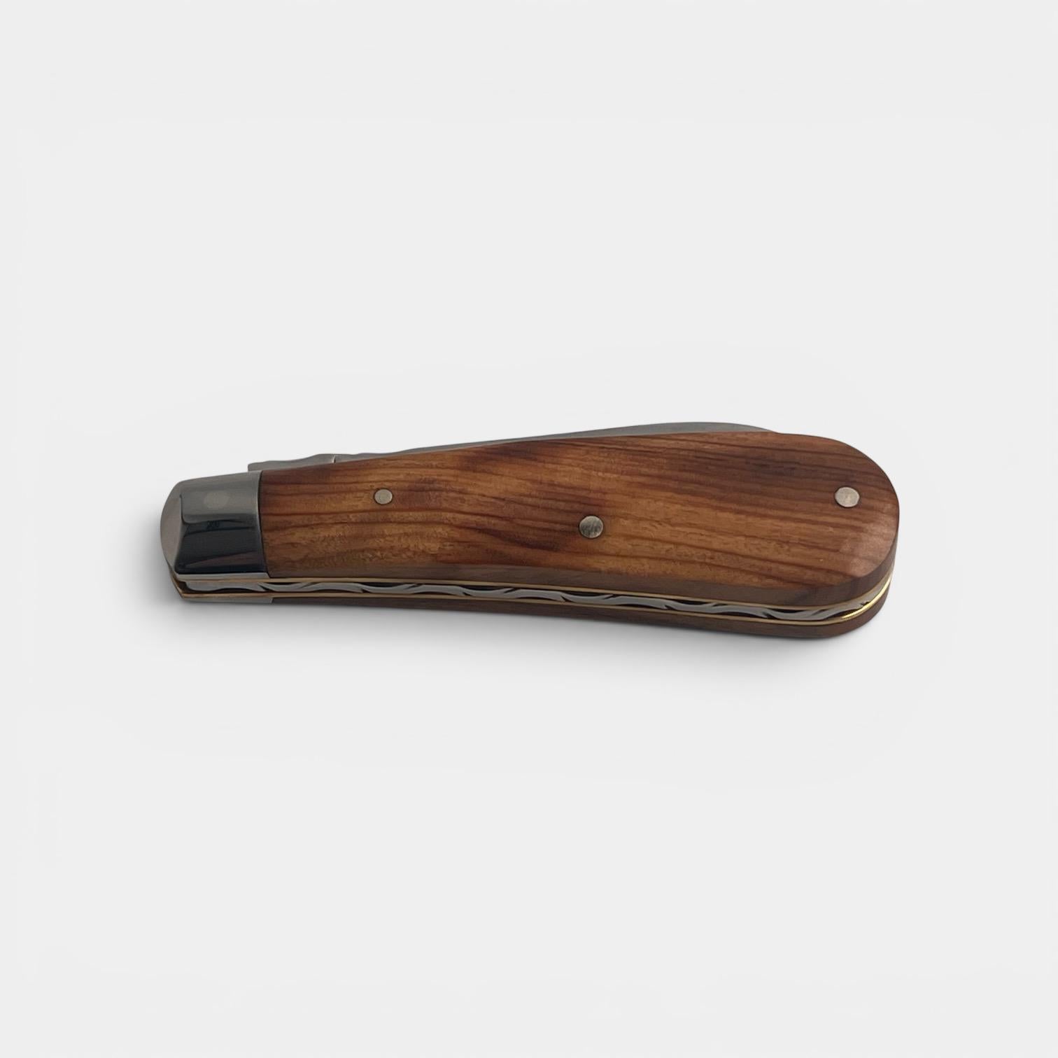 Taylors Eye Witness Premier Collection - Single Blade Lambfoot Blade Olivewood Scales
