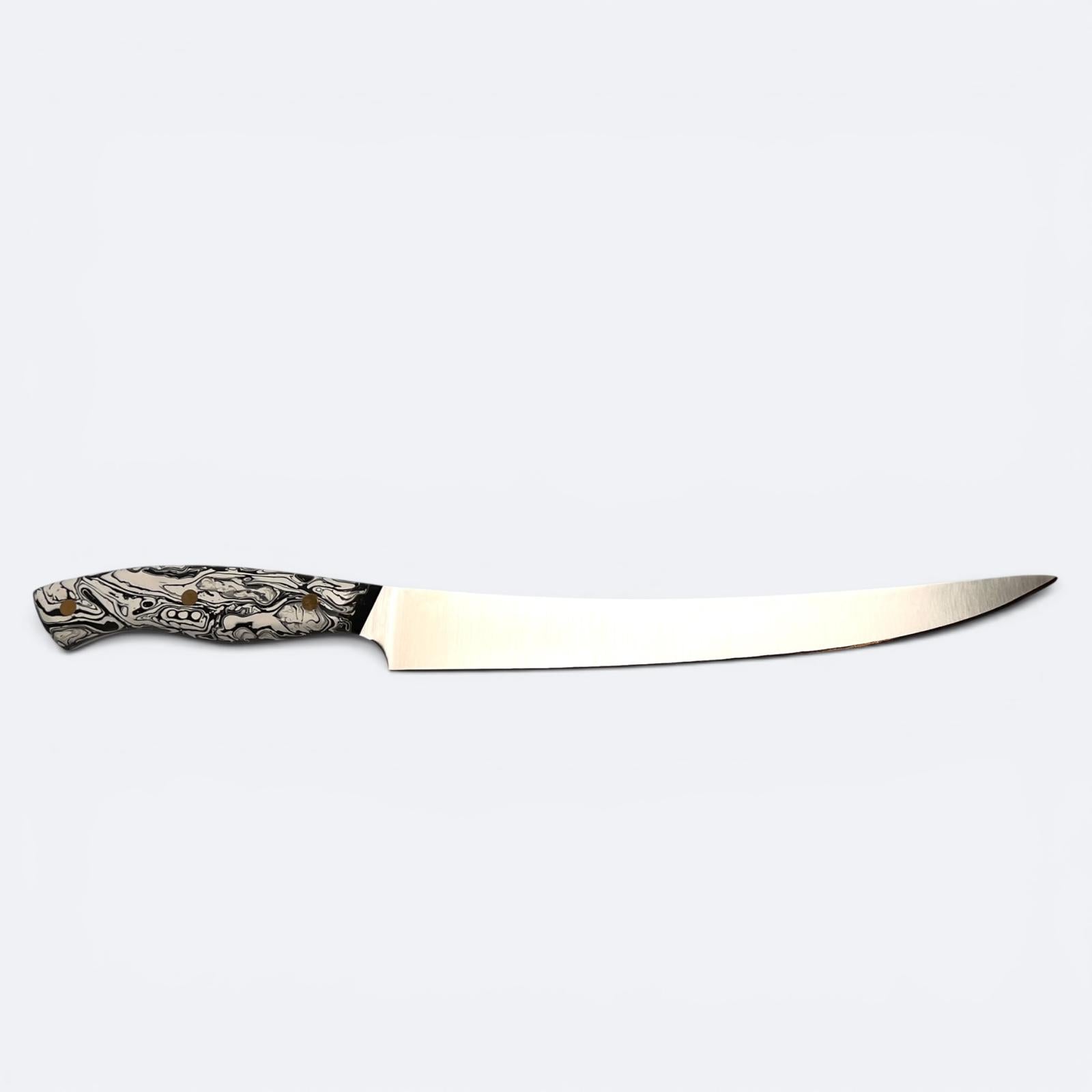 Savernake 26cm Carving Knife - Marble Handle - Arctic and Anthracite