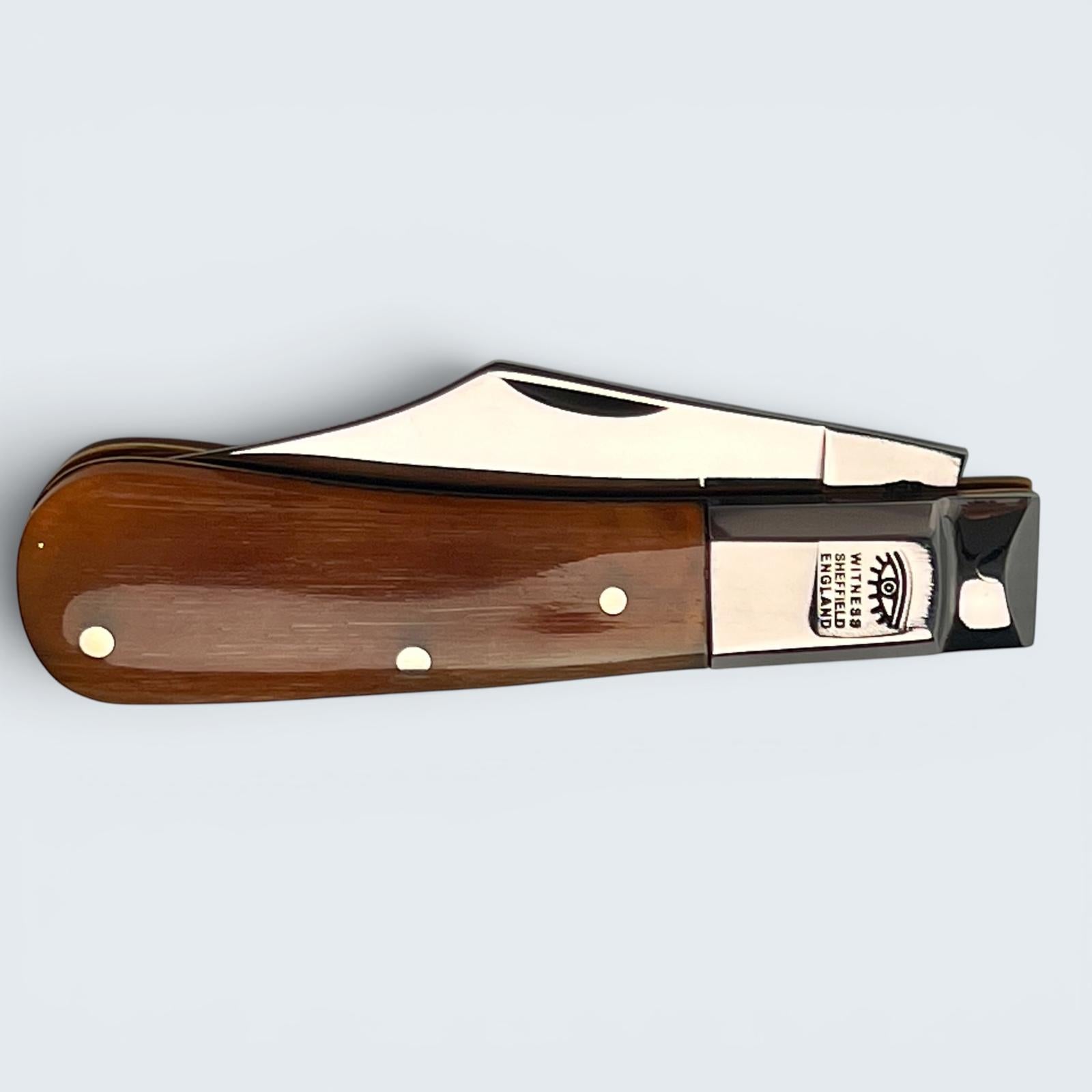 Taylors Eye Witness Premier Collection - Single Blade Ramshorn Plain Back