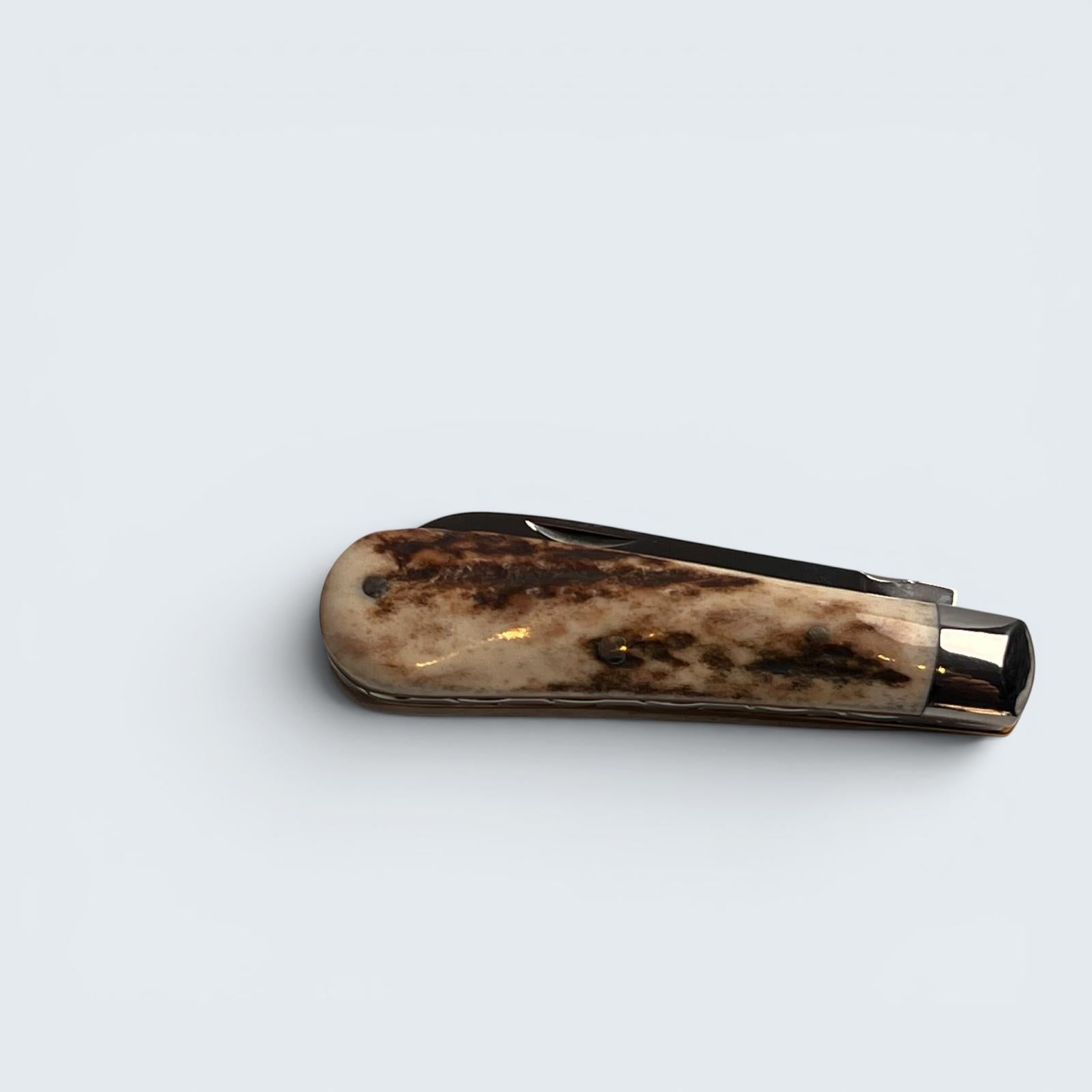 Taylors Eye Witness Premier Collection - Single Blade Lambfoot Stag Scales Worked Back